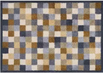 Kleen-Tex Turtle Mat Neutral Squares Fu&szlig;matte 60x85cm