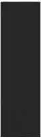 vidaXL Fu&szlig;matte Schwarz 120 x 400 cm 100% Polyamid