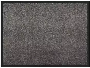 vidaXL Fußmatte Teddystoff hellgrau 60x80cm