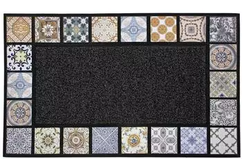 Douceur d'Int&eacute;rieur Fu&szlig;matte spanisches Mosaik, Textil, 45x75cm