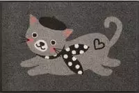 wash+dry by Kleen-Tex Fu&szlig;matte "Madame Minou" rechteckig 7 mm H&ouml;he