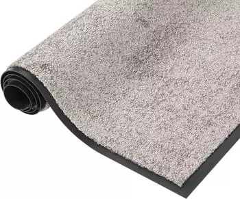 vidaXL Schmutzfangmatte grau 60x80cm