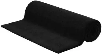 vidaXL Fu&szlig;matte Kokosfaser, getuftet, schwarz, 80x100cm (155579)
