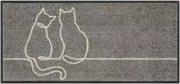 Wash+Dry Fu&szlig;matte Lovetails 40x60cm, grau (074765)