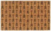 vidaXL Fu&szlig;matte Natur 45x75 cm Kokosfaser Getuftet