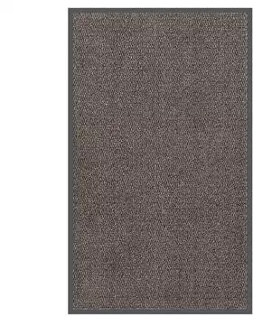 vidaXL Fu&szlig;matte, getuftet, dunkelbraun, 90x150cm (326941)