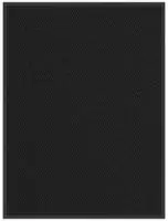 vidaXL Fu&szlig;matte Schwarz 90x120 cm