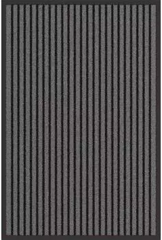 vidaXL Fu&szlig;matte Polypropylen schwarz 60x90cm (4105591)