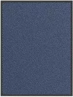 vidaXL Fu&szlig;matte Blau 80x120 cm
