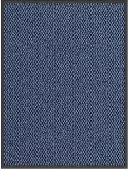 vidaXL Fu&szlig;matte blau, 80x120 cm, rechteckig (4105572)