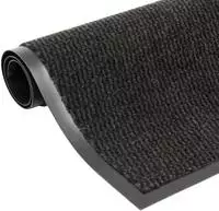 vidaXL Schmutzfangmatten 2 Stk. Rechteckig Getuftet 90x150cm Schwarz