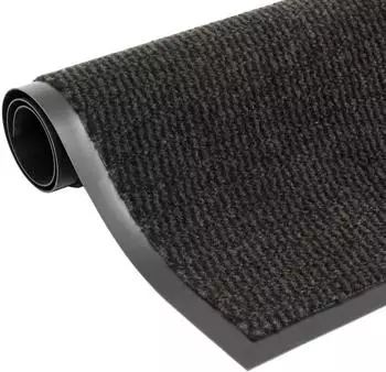vidaXL Schmutzfangmatte, rechteckig, getuftet, 40x60cm, schwarz