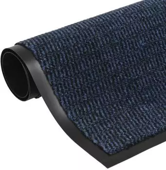 vidaXL Schmutzfangmatte, getuft, rechteckig, 40x60cm, blau (132705)