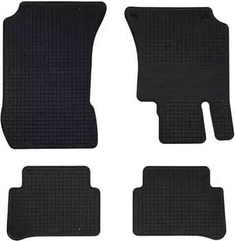 vidaXL Autofu&szlig;matten-Set 4-tlg. f&uuml;r Mercedes E (2009&ndash;2016), Gummi, schwarz (42029149)