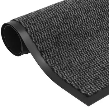 vidaXL Schmutzfangmatten rechteckig getuftet 80x120cm anthrazit, 2 Stk.