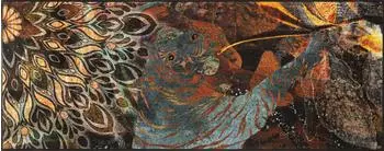 Wash+Dry Fu&szlig;matte Jungle Dance 75x190cm, innen/au&szlig;en, waschbar (073324)
