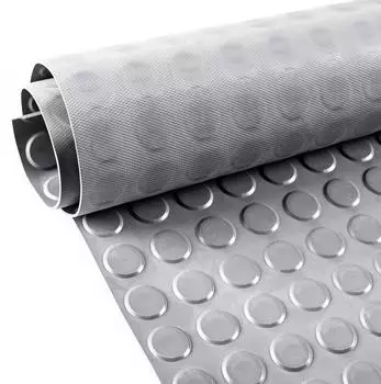 ANRO Gummimatte 50x100cm Noppen Geruchsarm Grau