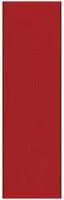 vidaXL Fu&szlig;matte Rot und Schwarz 120 x 400 cm Polyamid und PVC