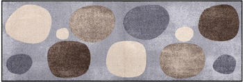 Salonloewe Broken Dots Colourful 60x180cm grau/braun-beige