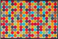 wash+dry by Kleen-Tex Fu&szlig;matte "Mikado Dots" rechteckig 7 mm H&ouml;he Schmutzfangmatte,