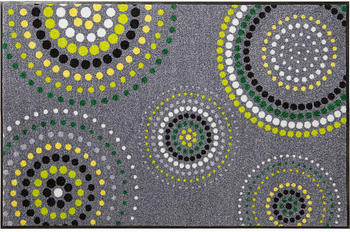 Erwin Müller Fußmatte 40x100cm grau gelb grün 435156