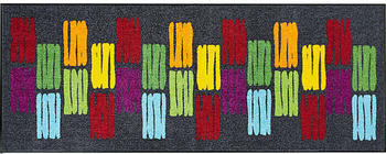 Erwin Müller Fußmatte 75x190cm bunt/orange/rot/grau/grün
