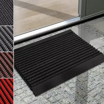 Floordirekt Türmatte Power Brush 40x60 cm Bürstenfarbe: Schwarz
