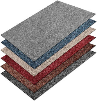 Floordirekt Schmutzfangmatte Karat aus Baumwolle Maßanfertigung granit-beige 100x200 cm