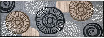 Erwin Müller Fußmatte grau/braun-beige 60x180 cm