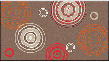 Erwin Müller Fußmatte rot/rot/braun-beige/orange 80x150 cm