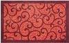 Grund Fußmatte Grillo rot 75x120 cm