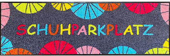 Salonloewe Fußmatte Schuhparkplatz bunt 30x100 cm