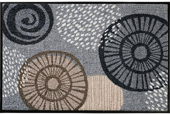 Erwin Müller Fußmatte grau/braun-beige 40x60 cm