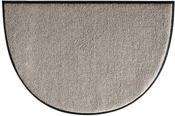 Erwin Müller Fußmatte halbrund braun-beige 60x85 halbrund