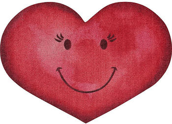 Efia Salonloewe Fußmatte Liebe Matte rot 55x76 cm