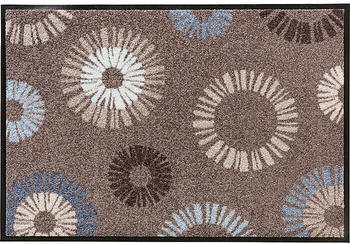 Erwin Müller Fußmatte braun-beige/blau 60x85 cm