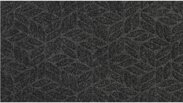 Wash+Dry Schmutzfangmatte Dune Leaves Dark Grey 60 x 90 cm grau