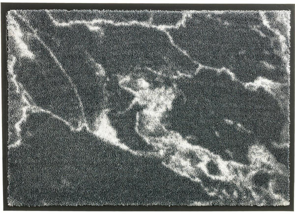 Yaqin Sauberlaufmatte Miami 67 x 100 cm Marmor Grau