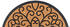 Astra Fußmatte Coco Deluxe Light 45 x 75 cm Relief halbrund