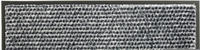 Egeria Sauberlaufmatte Miami 67 x 150 cm Punkte Silber