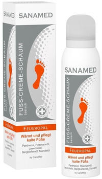 CareMed Sanamed Feueropal Fuß-Creme-Schaum (150ml)