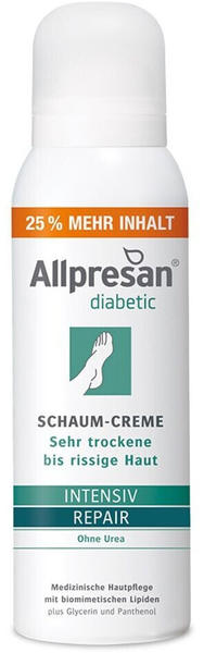 Allpresan Diabetic Intensiv+Repair ohne Urea Schaum-Creme (125ml)