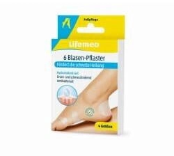 Lifemed Blasen-Pflaster transparent 4 Größen 6 Stk.