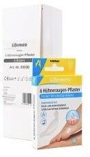 Lifemed Hühneraugen-Pflaster 4,5 cm x 2,2 transparent 6 Stk.