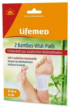 Lifemed Bambus-Vital-Pads 8 cm x 6 cm wei&szlig; 2 Stk.