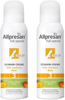 Allpresan Fuß spezial Schaum-Creme Mango Nr. 3 (2 x 125ml)