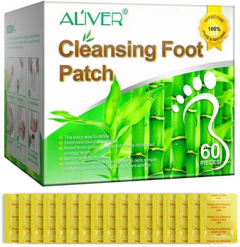 Aliver Fußpflaster Detox mit Bambusessig und Ingwer Extrakt 1x60 St Körperpflege
