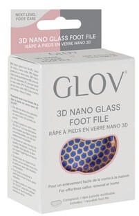 GLOV Body Care 3D Nano Glass Foot File Black Hornhautentferner 1 Stk