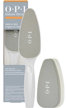 OPI Nature Strong Nails & Skin Dual Sided Foot File Disposable Strips 80/120 Grit Hornhautentferner 1 Stk