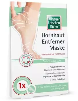 Allgäuer Latschenkiefer Hornhaut Entferner Maske Cremig (1 Paar)